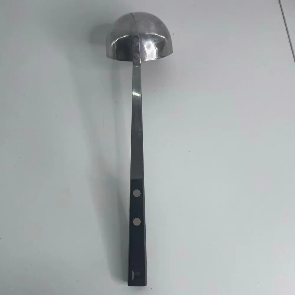 Vintage Household Set of 2 Stainless Steel Ladle and Turner USA Made Utensil